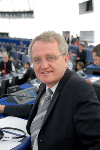 Valokuva 2: Rainer WIELAND  in plenary session in Strasbourg.