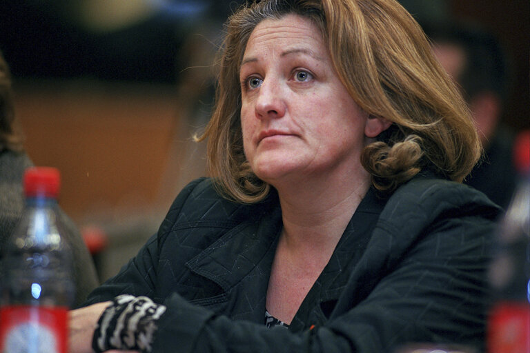 Φωτογραφία 12: European support for the kidnapped journalists Florence AUBENAS and Hussein HANOUN AL-SAADI.