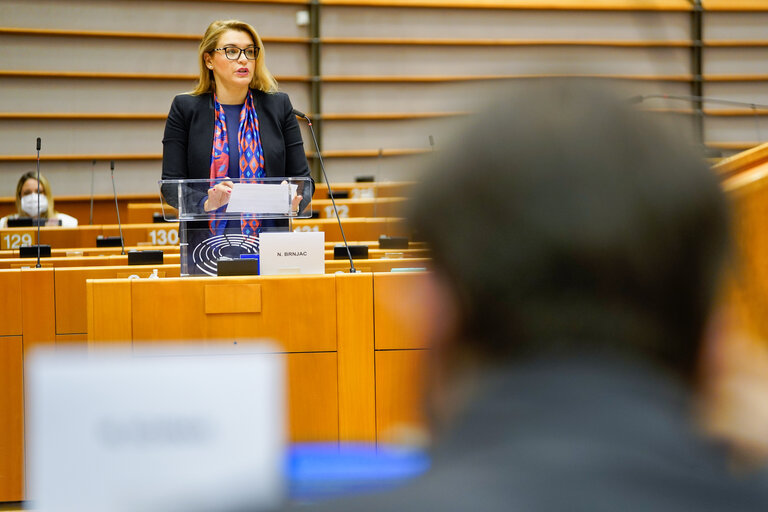 Fotografija 1: EP Plenary session - Vaccines and therapeutics in the contexte of Covid-19