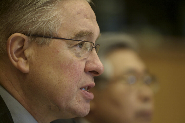 Fotografija 1: EP - China meeting with a Member of the Standing Committee of the National People's Congress.