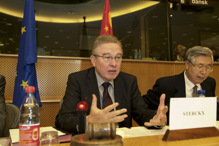 Fotografija 4: EP - China meeting with a Member of the Standing Committee of the National People's Congress.