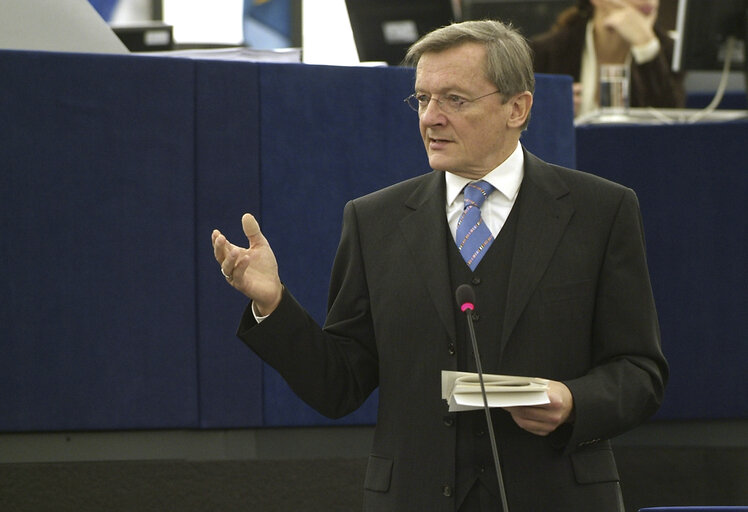 Fotografija 31: The Federal Chancellor of Austria in plenary session of the EP in Strasbourg.