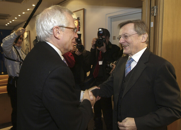 Fotografija 7: Josep BORRELL FONTELLES - EP President, Wolfgang SCHUSSEL