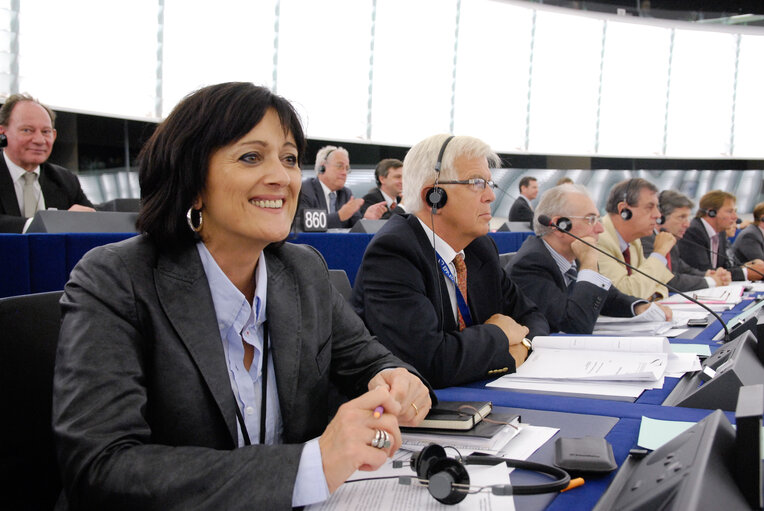 Billede 40: Michele STRIFFLER in plenary session in Strasbourg