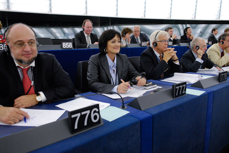 Billede 37: Michele STRIFFLER in plenary session in Strasbourg