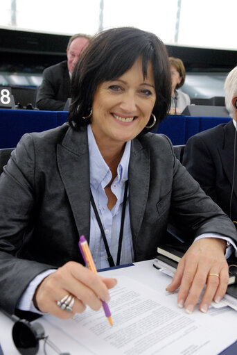 Fotografija 42: Michele STRIFFLER in plenary session in Strasbourg