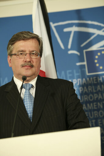 Fotografia 2: EP President Meets with Bronislaw Komorowski, Marshal of the Polish Sejm