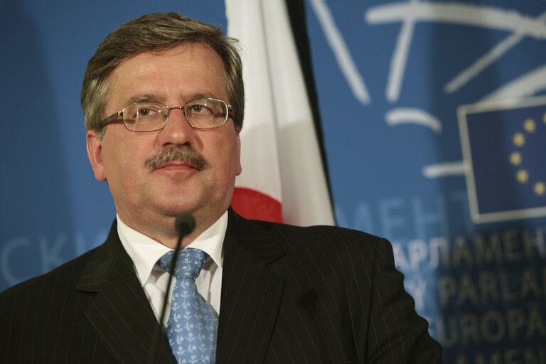 Suriet 3: EP President Meets with Bronislaw Komorowski, Marshal of the Polish Sejm