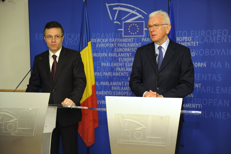 Fotogrāfija 3: EP President meets with Foreign Minister of Rumania