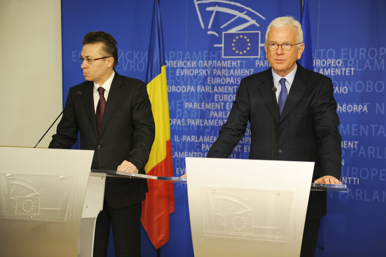 Fotografija 2: EP President meets with Foreign Minister of Rumania