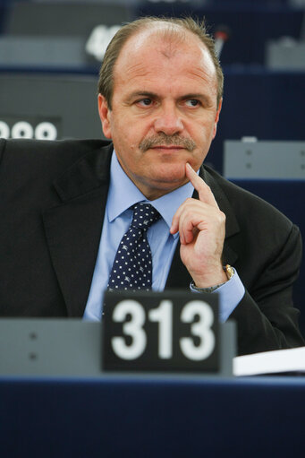 Fotografija 9: Francesco DE ANGELIS in plenary session in Strasbourg