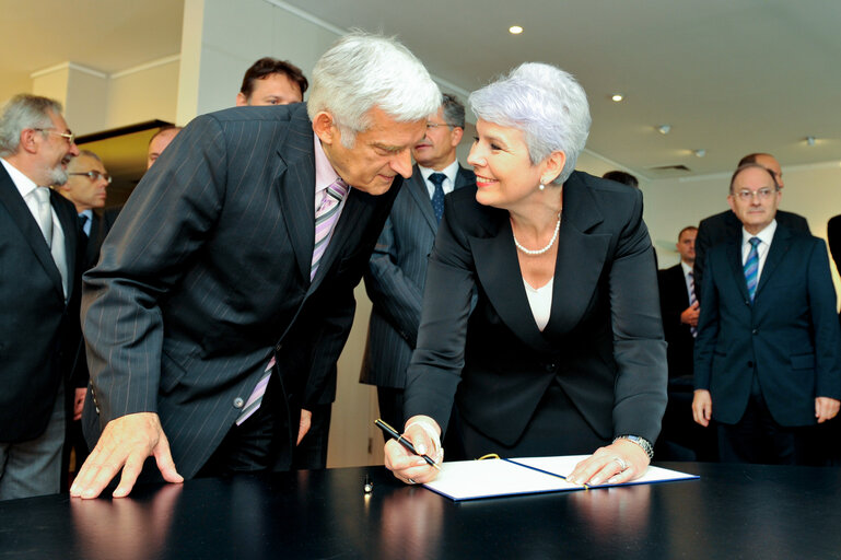 Foto 7: EP President meets with the Prime Minister of Croatia.