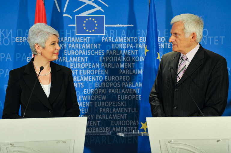 EP President meets with the Prime Minister of Croatia.