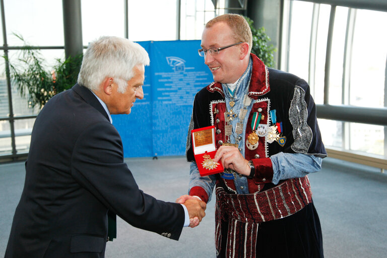 Fotografie 8: EP President meets with a delegation of Polish Brotherhood of Marksmen.