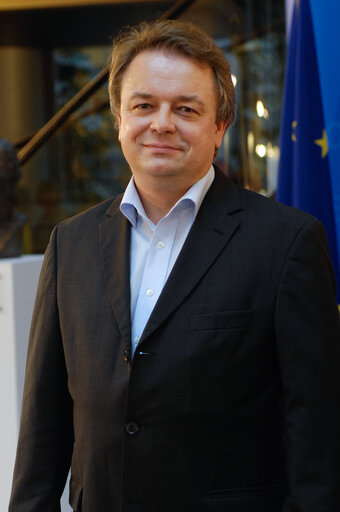 Φωτογραφία 2: Jens GEIER at the EP in Strasbourg.