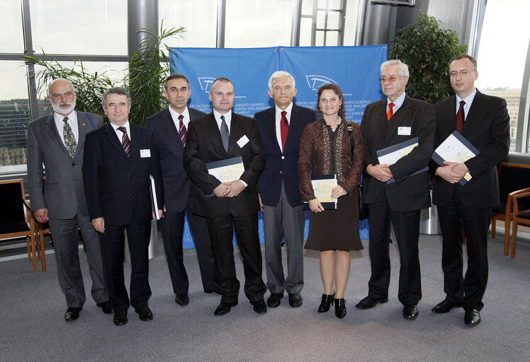 EP President meets with a delegation  of the Polish Senate.