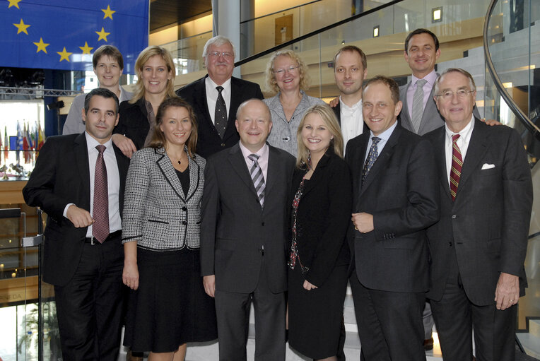 Fotografija 3: German ALDE MEPs at the EP in Strasbourg.