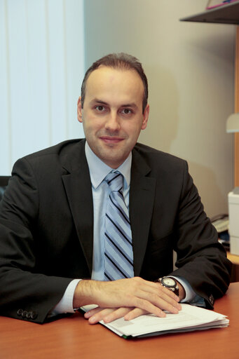 Georgios PAPANIKOLAOU at the EP in Brussels.