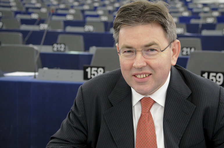 Derk Jan EPPINK at the EP in Strasbourg.