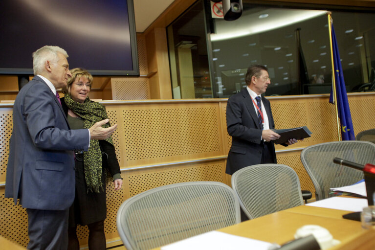 Fotografia 14: EP President meets with the European United Left / Nordic Green Left Group