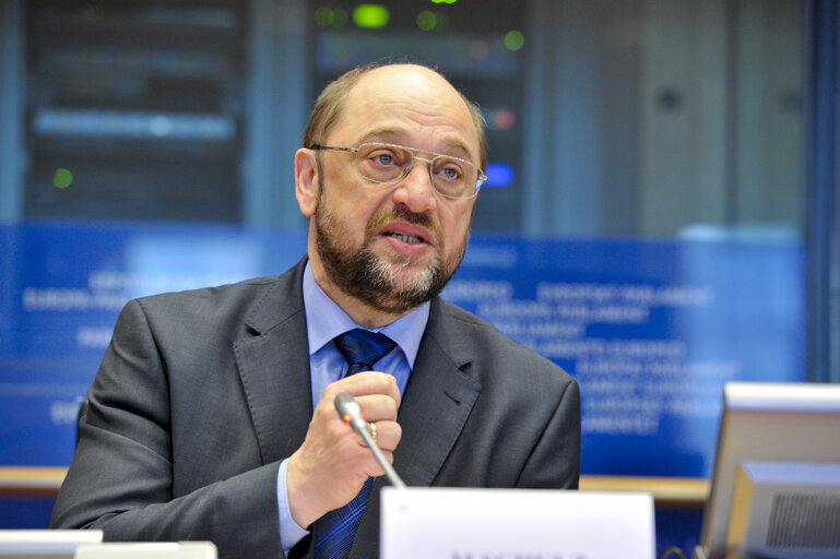 Fotografija 6: Martin SCHULZ with European People's Party Group.