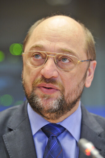 Fotografija 7: Martin SCHULZ with European People's Party Group.
