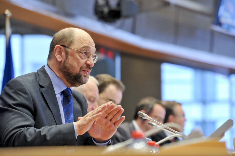 Martin SCHULZ with European People's Party Group.