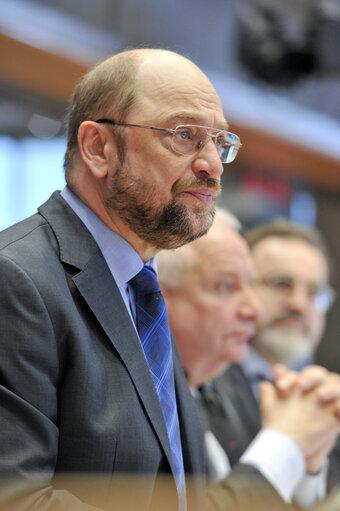 Fotografija 1: Martin SCHULZ with European People's Party Group.