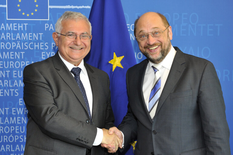 Foto 3: EP President meets European Commissioner for Health and Consumer Policy