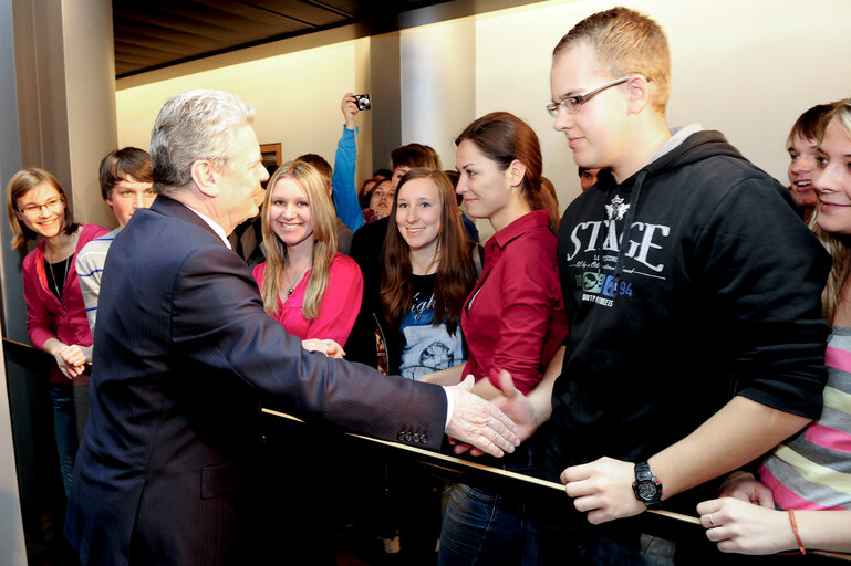 Fotografija 3: EP President meets with President of the Federal Republic of Germany