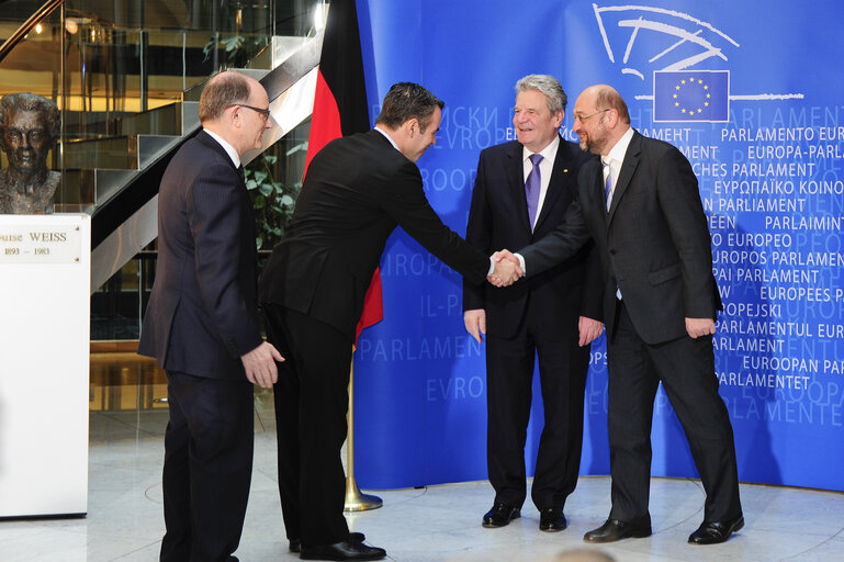 Fotografija 6: EP President meets with President of the Federal Republic of Germany