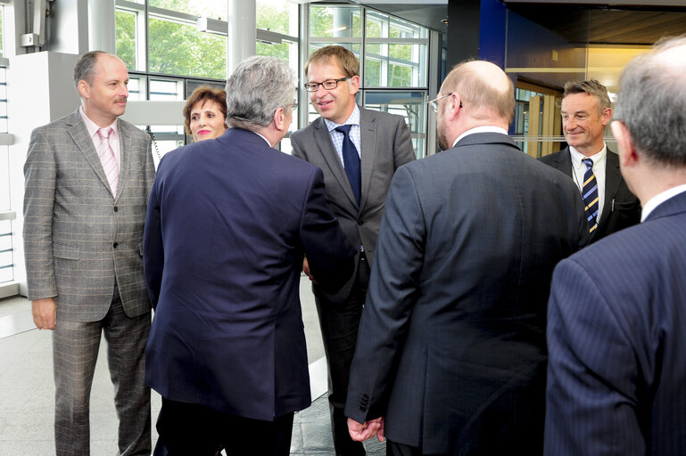 Foto 8: EP President meets with President of the Federal Republic of Germany