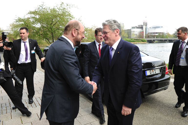 Fotografija 9: EP President meets with President of the Federal Republic of Germany