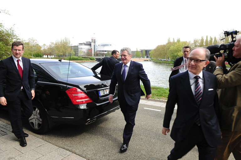 Fotografia 10: EP President meets with President of the Federal Republic of Germany