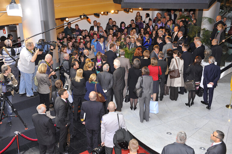 Fotografija 17: EP President welcomes the President of the Federal Republic of Germany