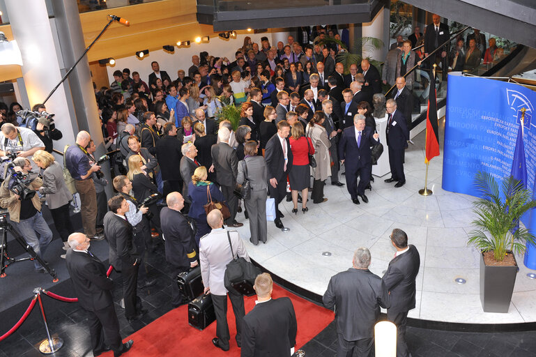 Fotografie 16: EP President welcomes the President of the Federal Republic of Germany