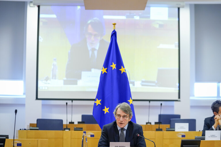 Foto 7: Children in Migration: unaccompanied minors - Opening speech by David SASSOLI, EP President