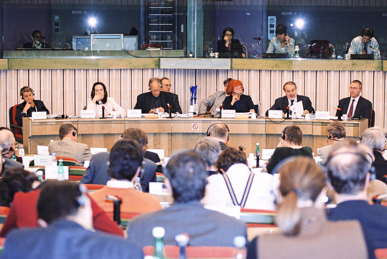 Photo 3 : Commission statement on spring economic forecasts and employment guidelines