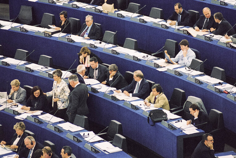 Φωτογραφία 11: Plenary session at the European Parliament in Strasbourg