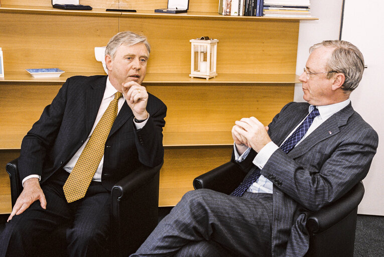 EP President meets with Armand de DECKER, Speaker of Belgian Senate