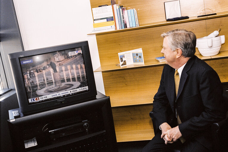 EP President meets with Armand de DECKER, Speaker of Belgian Senate