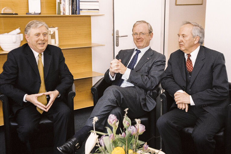 Fotó 2: EP President meets with Armand de DECKER, Speaker of Belgian Senate