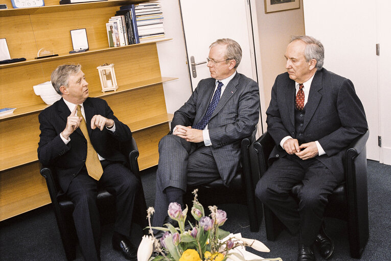 EP President meets with Armand de DECKER, Speaker of Belgian Senate