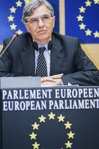 Press point of MEP Tassos GIANNITSIS at the European Parliament in Strasbourg