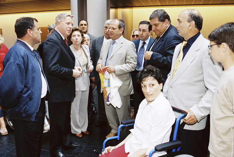 Fotografie 6: EP President is awarded the Tovaglia della solidarieta