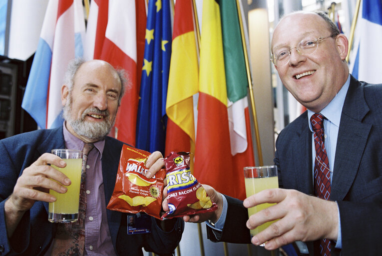 Photo 2: British MEPs action against unhelathy food