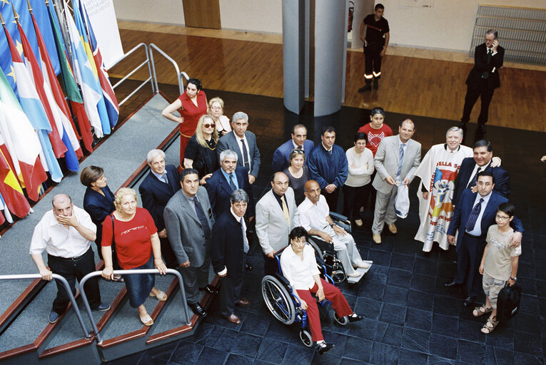 Foto 13: EP President is awarded the Tovaglia della solidarieta