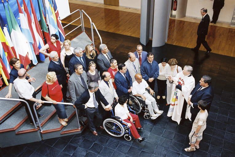 Fotografie 14: EP President is awarded the Tovaglia della solidarieta