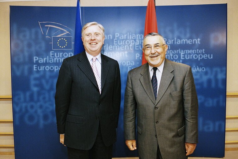 Fotografija 2: EP President meets with Abdelwahad RADI, Speaker of the Parliament of Morocco