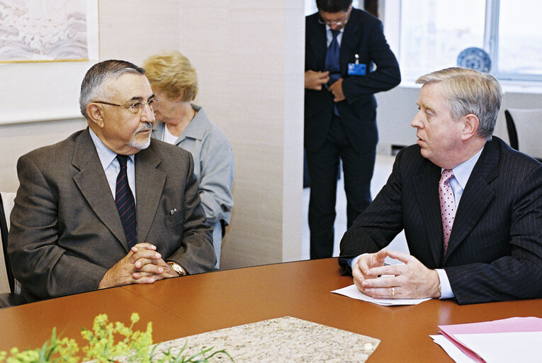 Fotografija 3: EP President meets with Abdelwahad RADI, Speaker of the Parliament of Morocco